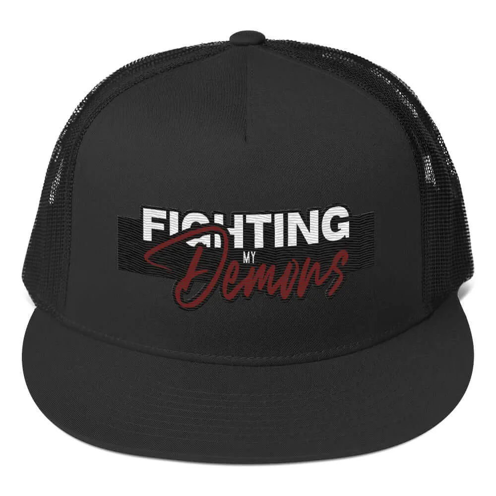 "Fighting My Demons" Snapback Trucker Cap (Color options available)