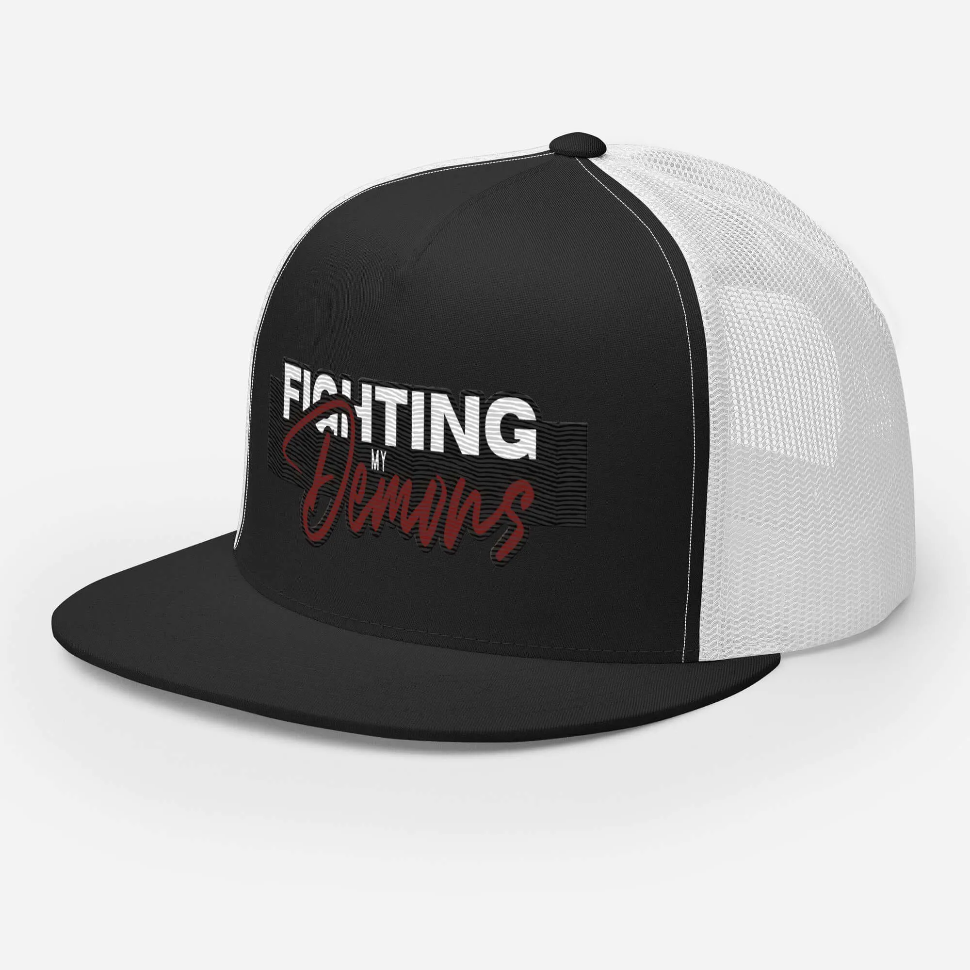"Fighting My Demons" Snapback Trucker Cap (Color options available)