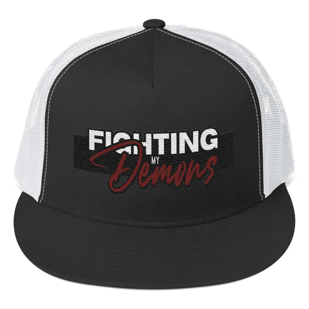 "Fighting My Demons" Snapback Trucker Cap (Color options available)