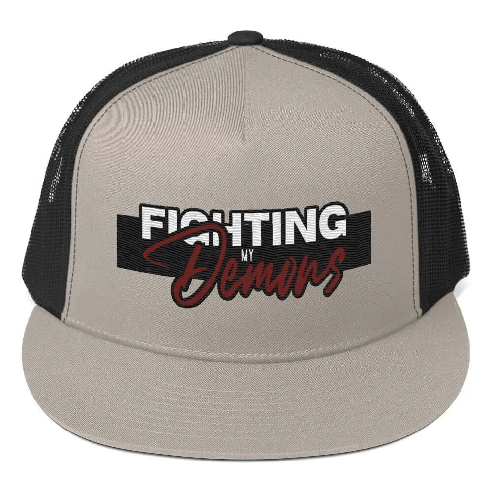 "Fighting My Demons" Snapback Trucker Cap (Color options available)