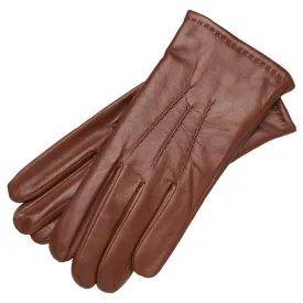 San Severo Saddle Brown Leather Gloves