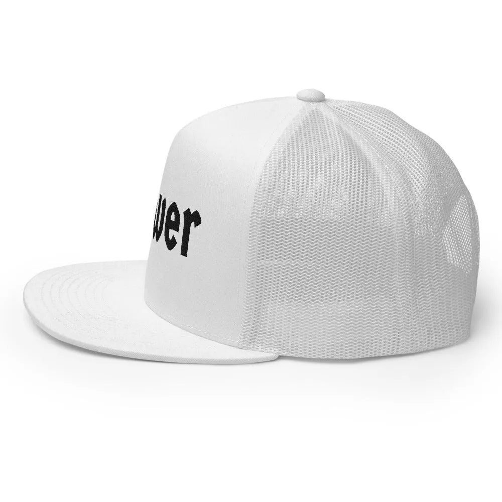 Streetwear Apparel 5 Panel Trucker Cap Yupoong Ascension High Fashion Logos