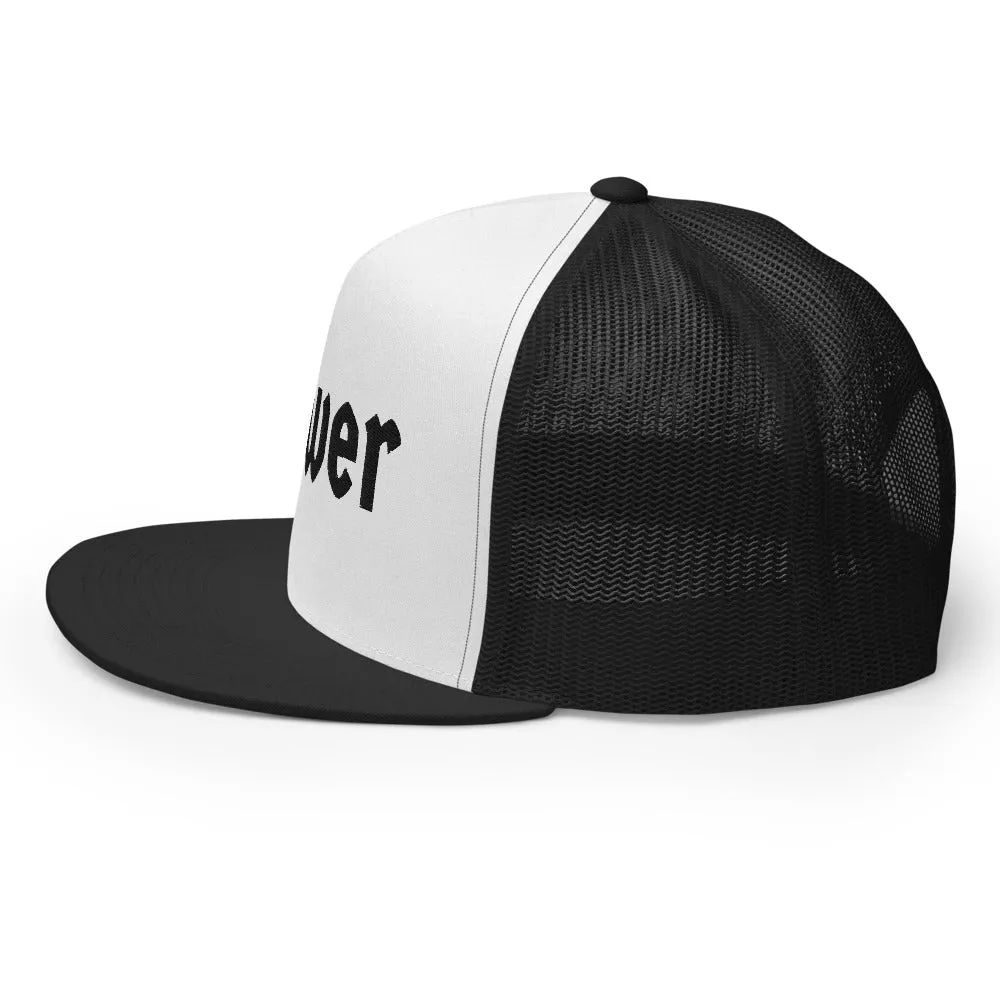 Streetwear Apparel 5 Panel Trucker Cap Yupoong Ascension High Fashion Logos