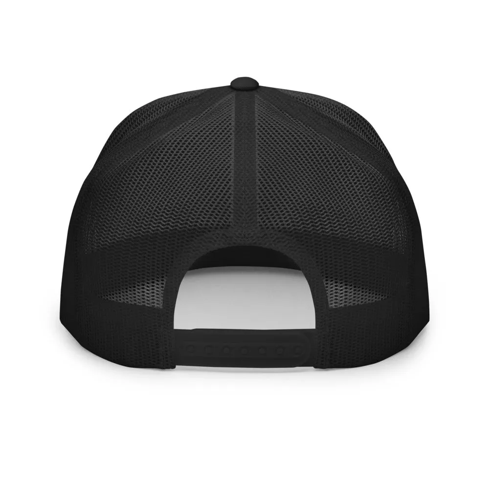 Streetwear Apparel 5 Panel Trucker Cap Yupoong Ascension High Fashion Logos