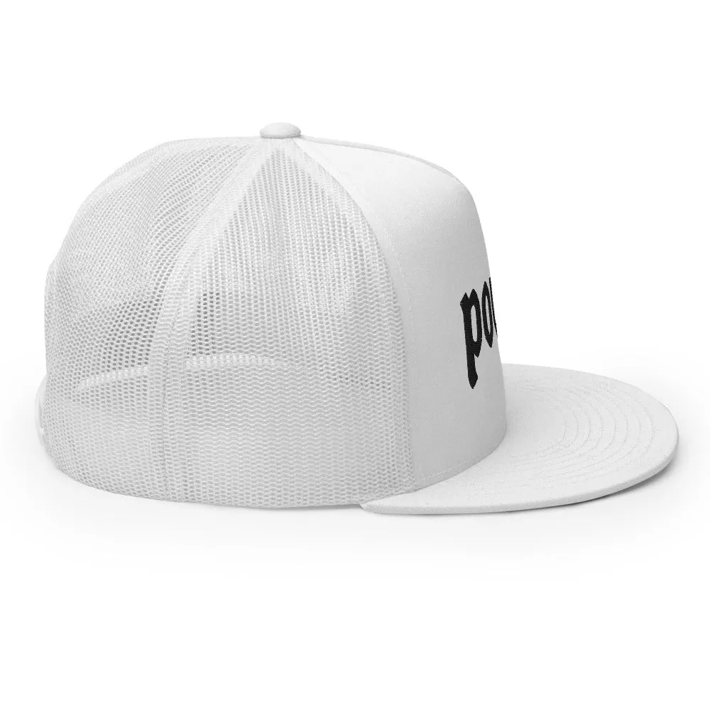 Streetwear Apparel 5 Panel Trucker Cap Yupoong Ascension High Fashion Logos