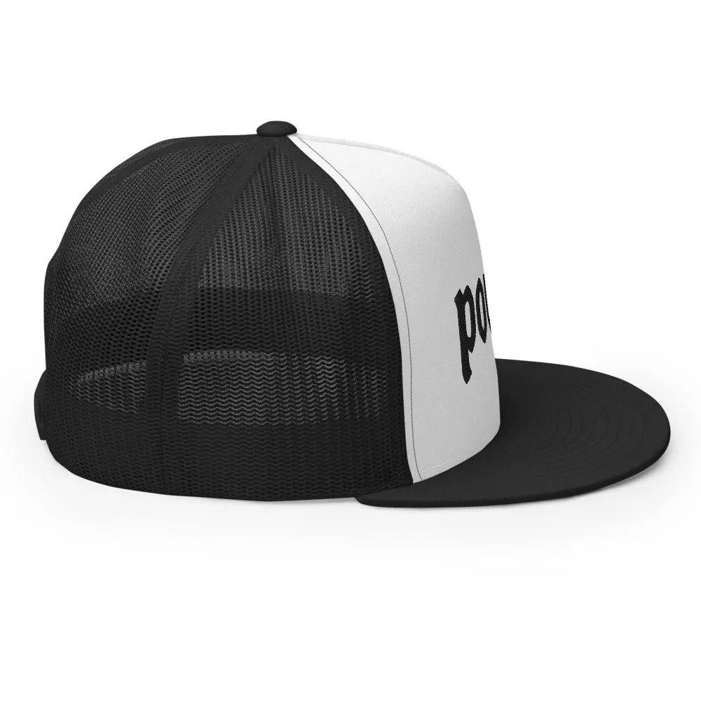 Streetwear Apparel 5 Panel Trucker Cap Yupoong Ascension High Fashion Logos