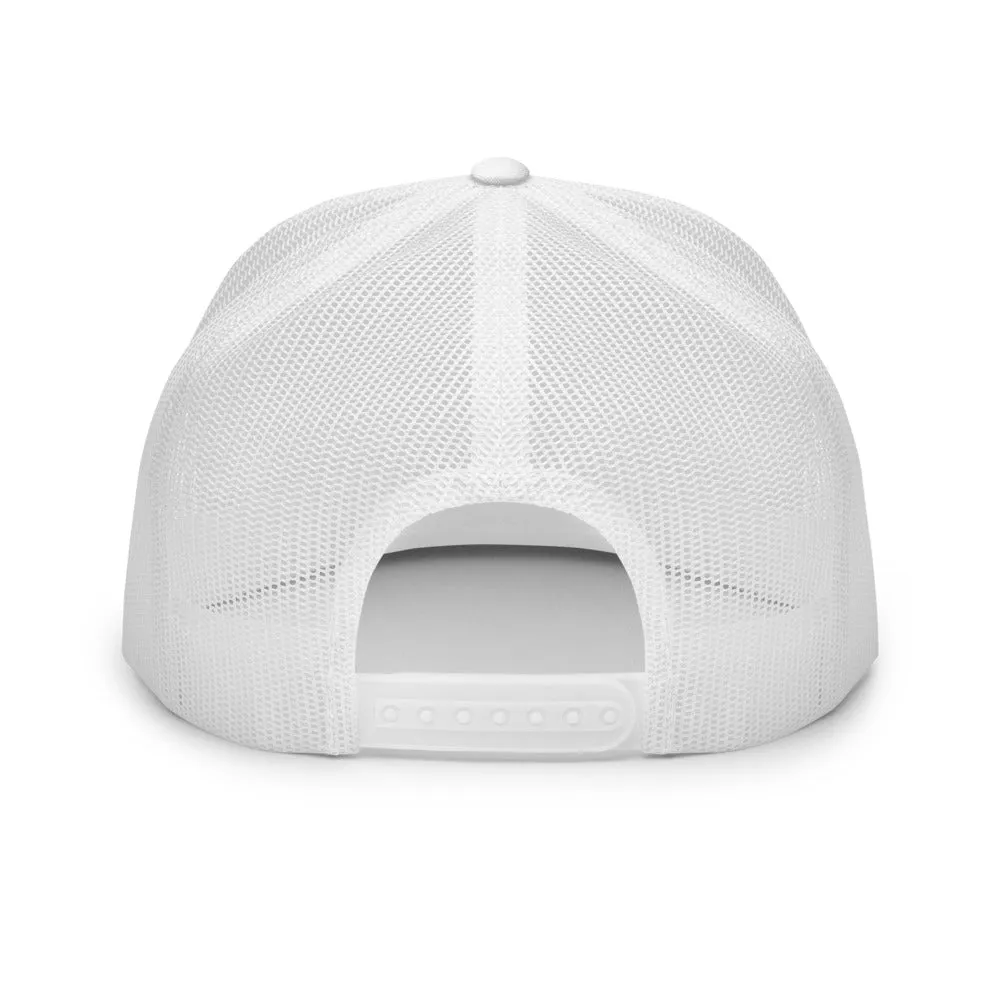 Streetwear Apparel 5 Panel Trucker Cap Yupoong Ascension High Fashion Logos
