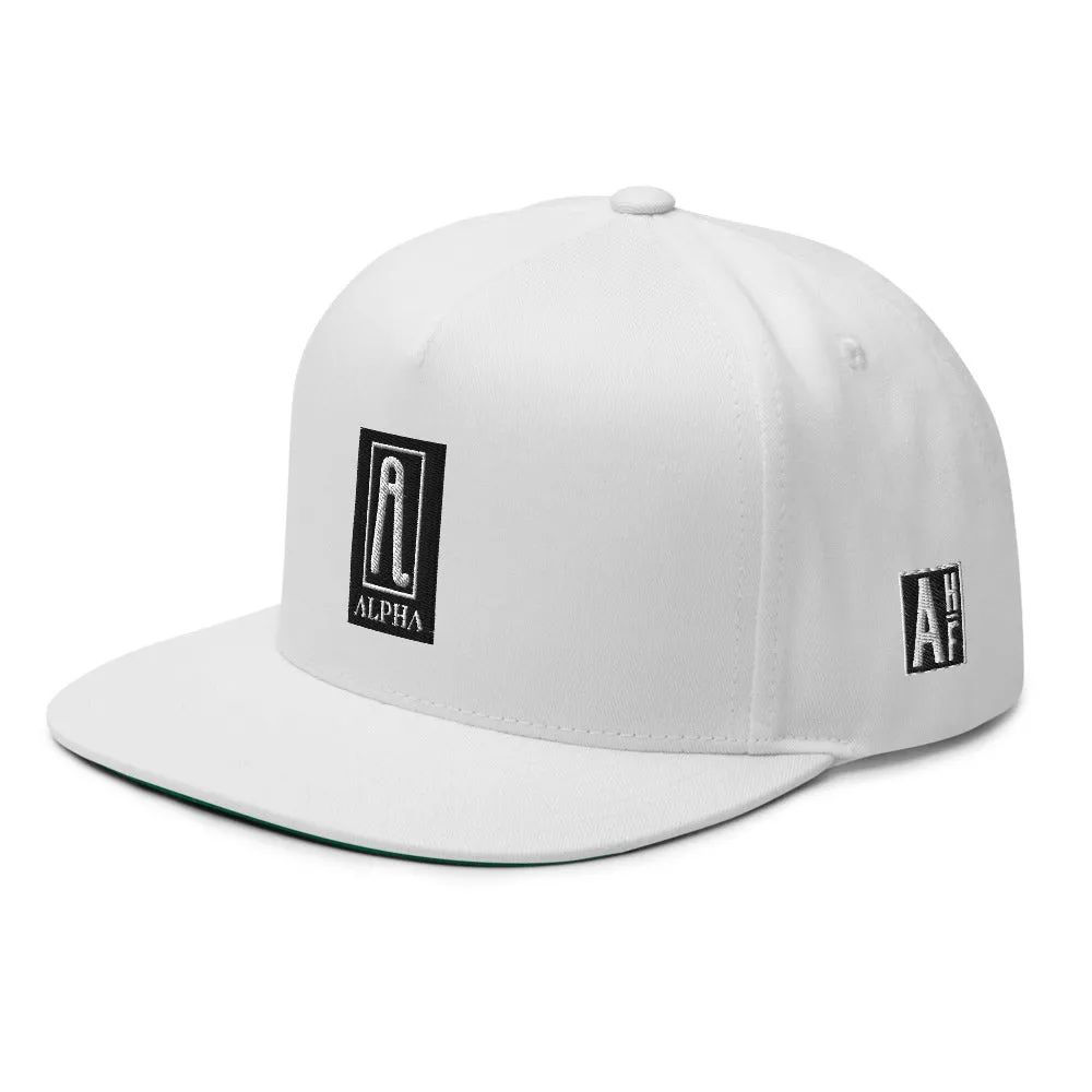 Streetwear Snapback High Profile Flat Bill Cap Yupoong Ascension High Fashion Alpha