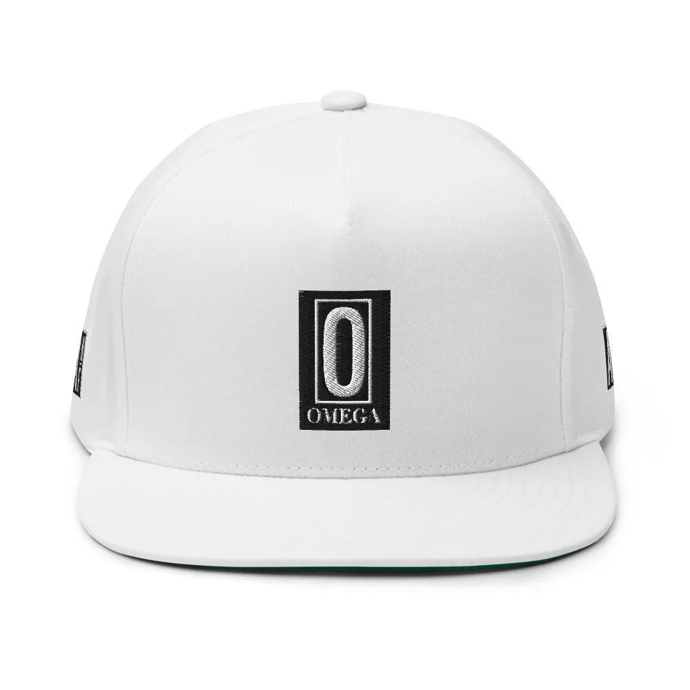 Streetwear Snapback High Profile Flat Bill Cap Yupoong Ascension High Fashion Omega