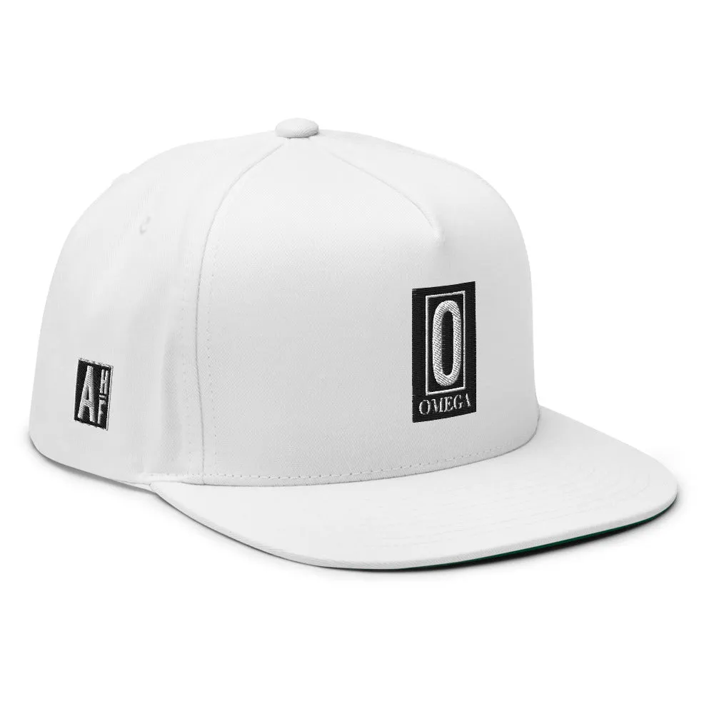 Streetwear Snapback High Profile Flat Bill Cap Yupoong Ascension High Fashion Omega