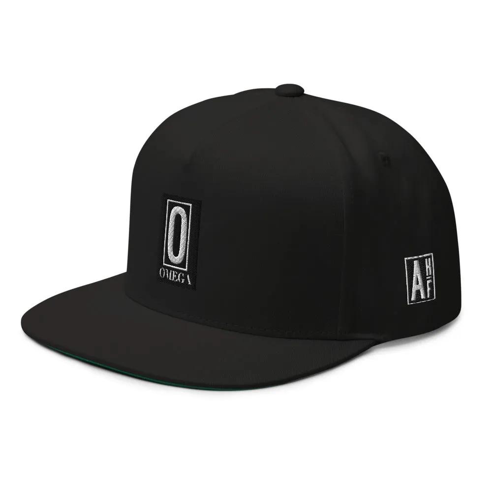 Streetwear Snapback High Profile Flat Bill Cap Yupoong Ascension High Fashion Omega