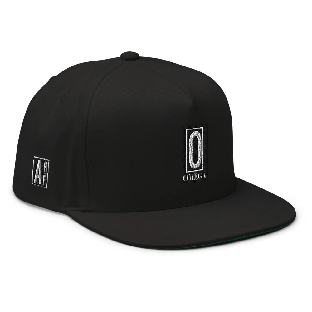 Streetwear Snapback High Profile Flat Bill Cap Yupoong Ascension High Fashion Omega