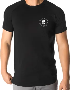 T-Shirt for Men - American Warrior Helmet Athletic Tee