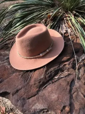 The Westlake Sunset Burnt Orange Fedora Hat