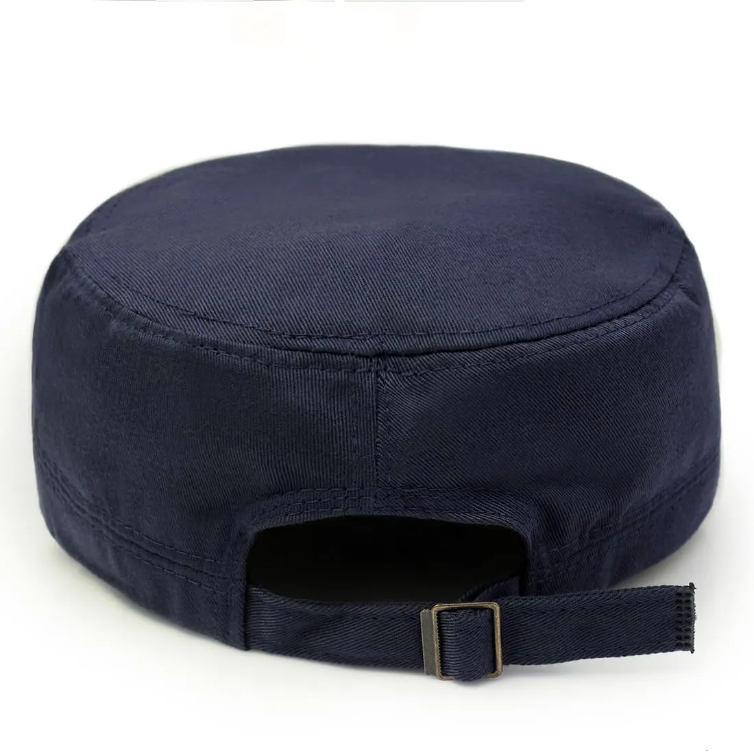 Unisex Cadet Army Cap Flat Top Cap Twill Military Corps Hat for Women Men