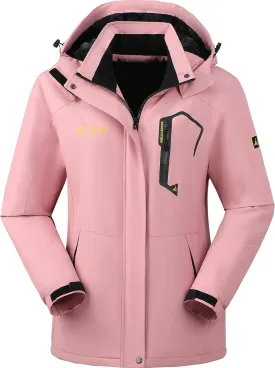 Waterproof Warm Winter Snow Coat for Women Ski Jacket for Snowboarding Hiking