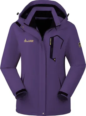 Waterproof Warm Winter Snow Coat for Women Ski Jacket for Snowboarding Hiking