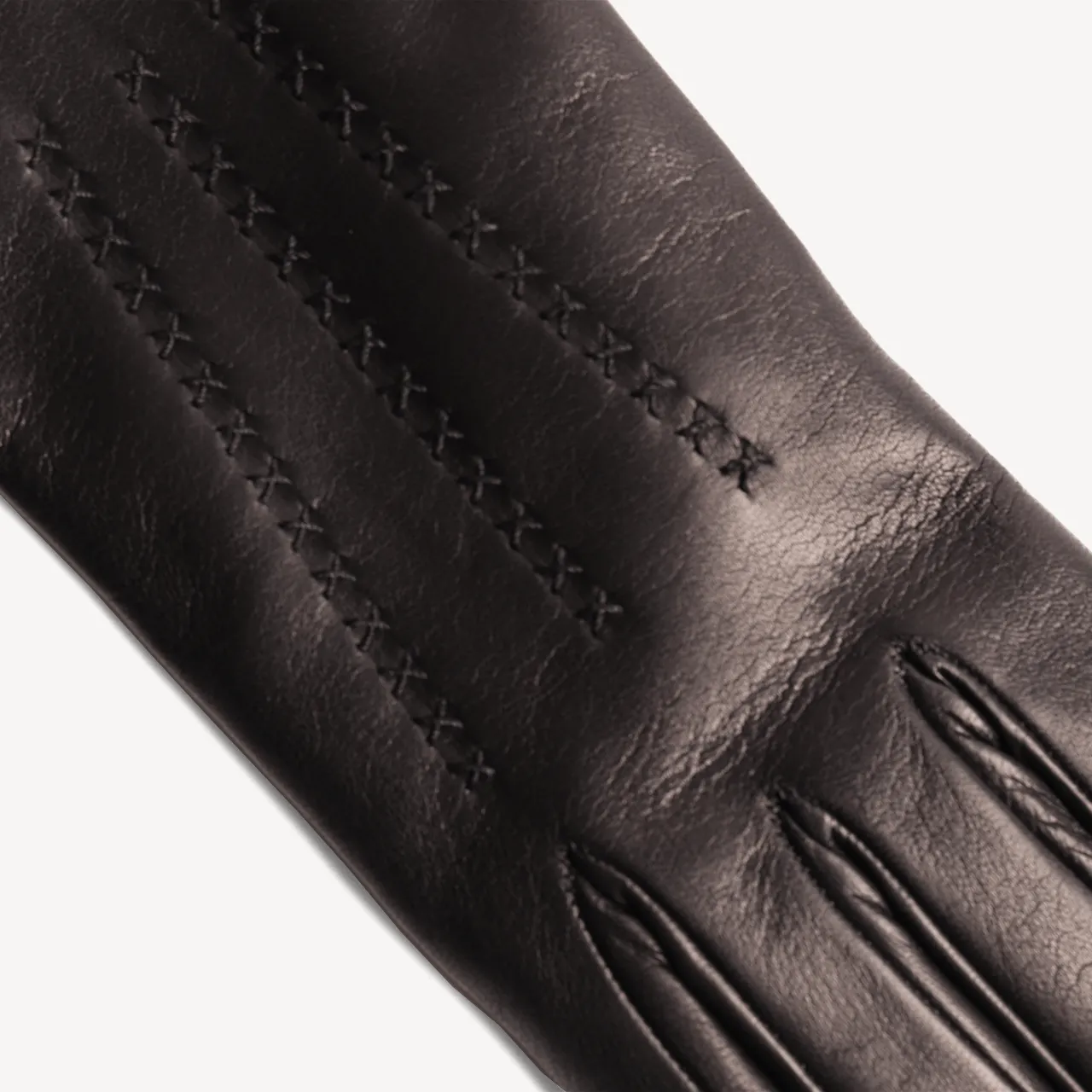 Women's Leather Nappa Gloves - Black