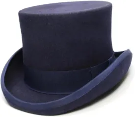 Women's Men's Wool Felt High Top Hat Vintage Magician Hat Bowler Hat Topper Hats for Women Men Red M