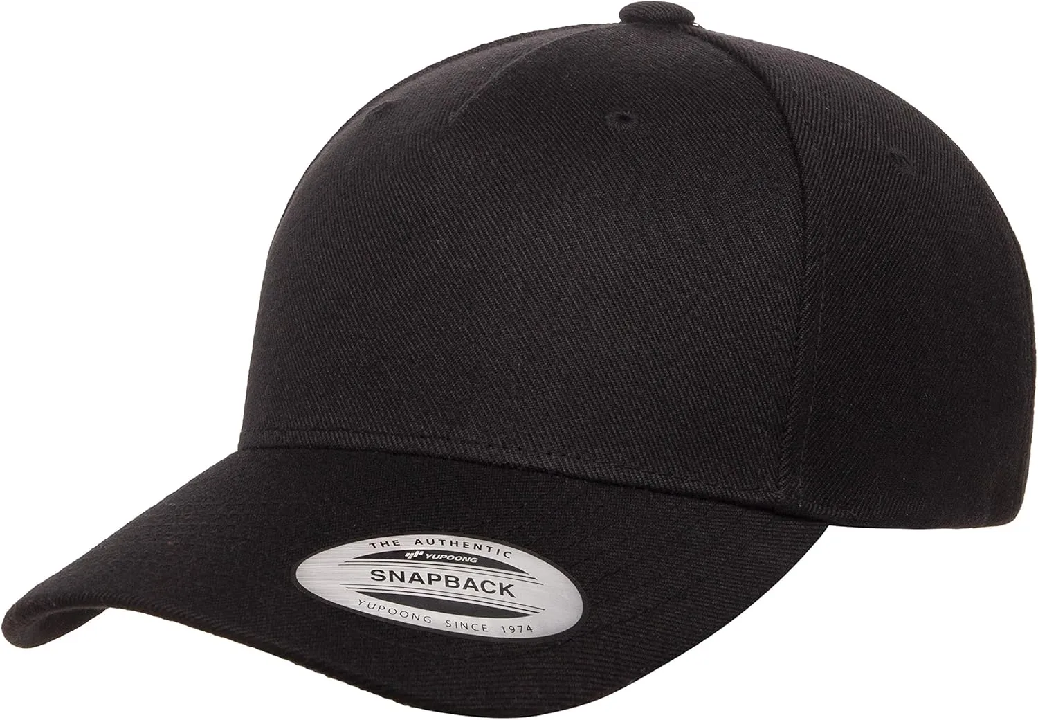 Yupoong Men's Yp Classics 5-Panel Premium Curved Visor Snapback Cap